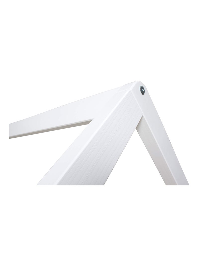 Lit cabane inspiration Montessori en bois massif Blanc - Kiabi
