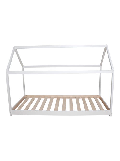 Lit cabane inspiration Montessori en bois massif - Kiabi