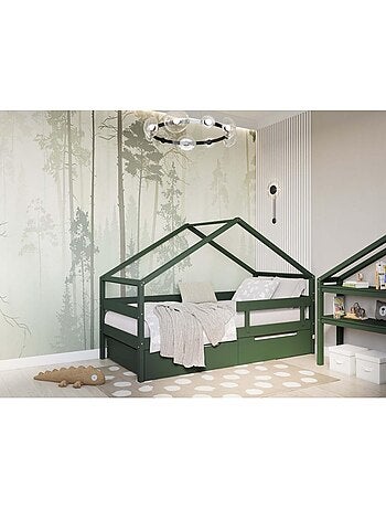 Lit cabane simple en bois YappyHytte