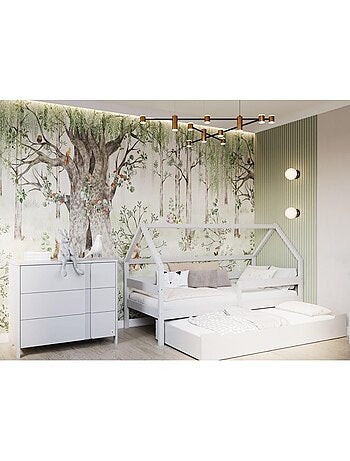 Lit cabane simple en bois YappySole