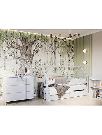Lit cabane simple en bois YappySole