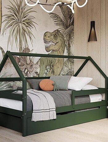 Lit cabane simple en bois YappySole