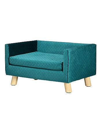 Lit canapé chien chat design scandinave + coussin fourni velours