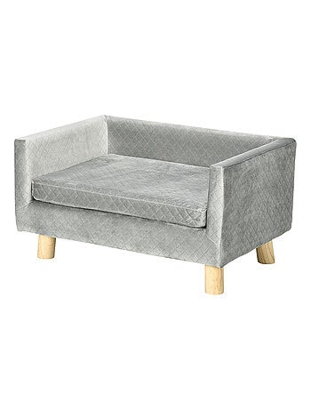 Lit canapé chien chat design scandinave + coussin fourni velours