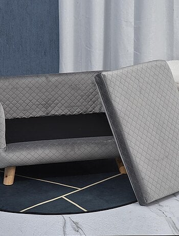 Lit canapé chien chat design scandinave + coussin fourni velours