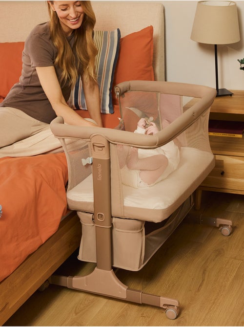 Lit cododo 3en1 LIONELO Jodie - Berceau - Réglable en hauteur et inclinaison- Matelas haute densité - Kiabi Lit cododo 3en1 LIONELO Jodie - Berceau - Réglable en hauteur et inclinaison- Matelas haute densité - Kiabi