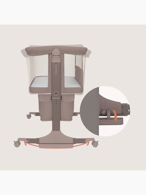 Lit cododo 3en1 LIONELO Jodie - Berceau - Réglable en hauteur et inclinaison- Matelas haute densité - Kiabi Lit cododo 3en1 LIONELO Jodie - Berceau - Réglable en hauteur et inclinaison- Matelas haute densité - Kiabi