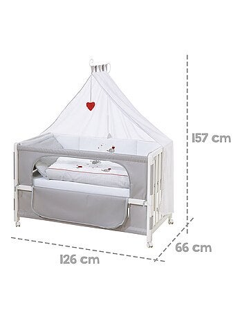 Lit cododo 60 x 120 cm avec literie complète 'Adam & Eule' ROBA