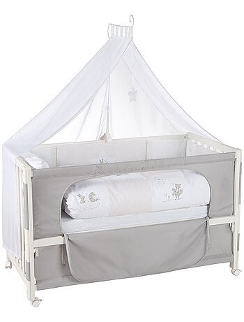 Lit cododo 60 x 120 cm avec literie complète 'Fox & Bunny' ROBA