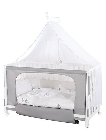 Lit cododo 60 x 120 cm avec literie complète 'Fox & Bunny' ROBA