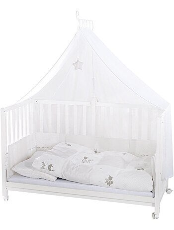 Lit cododo 60 x 120 cm avec literie complète 'Fox & Bunny' ROBA