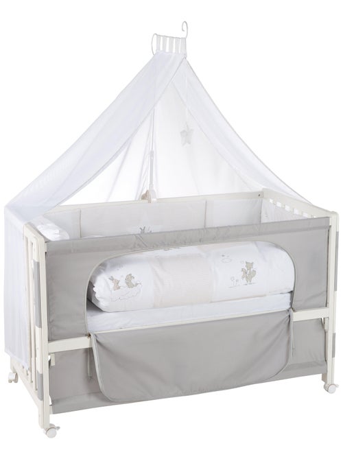 Lit cododo 60 x 120 cm avec literie complète 'Fox & Bunny' ROBA - Kiabi Lit cododo 60 x 120 cm avec literie complète 'Fox & Bunny' ROBA - Kiabi