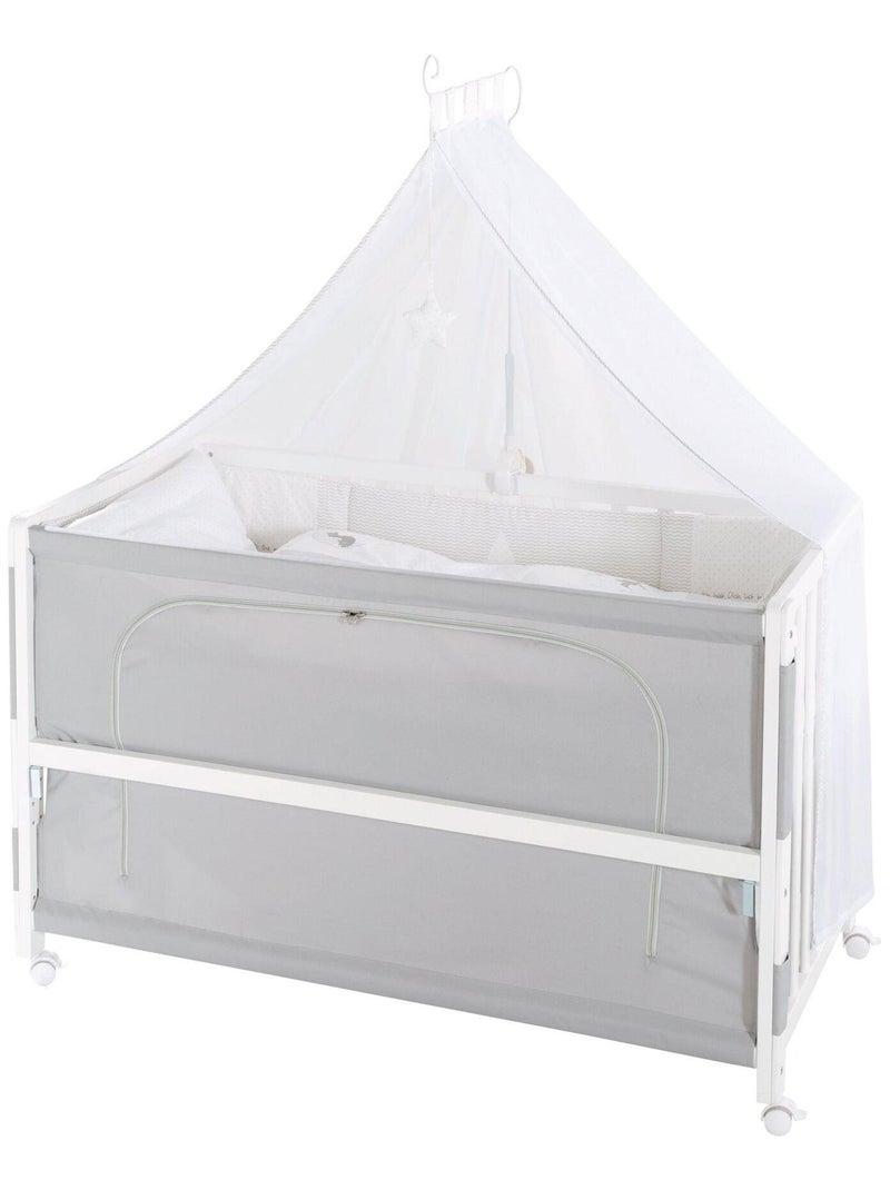 Lit cododo 60 x 120 cm avec literie complète 'Fox & Bunny' ROBA Blanc - Kiabi