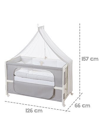 Lit cododo 60 x 120 cm avec literie complète 'Heartbreaker' ROBA