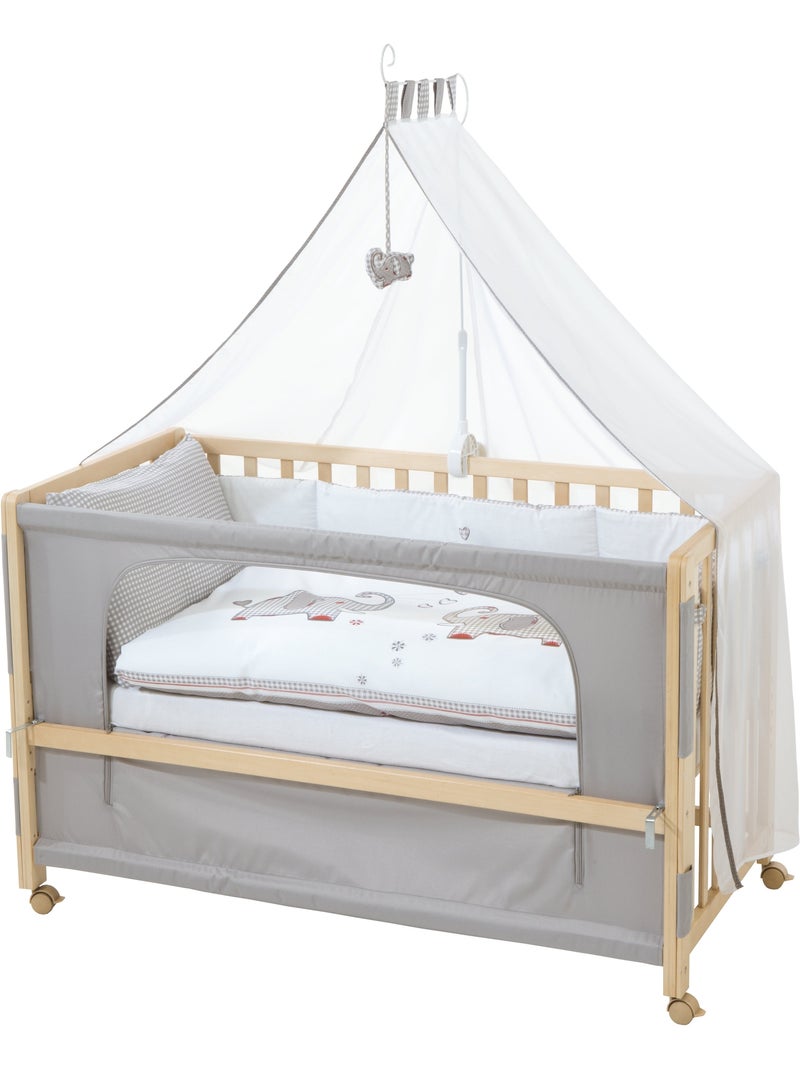 Lit cododo 60 x 120 cm avec literie complète 'Jumbotwins' ROBA Bois naturel - Kiabi