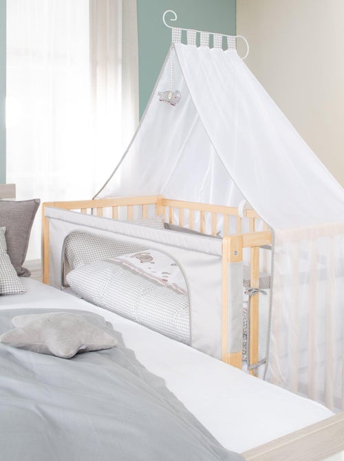 Lit cododo avec literie complète et roulettes à freins 'Roba' - Kiabi