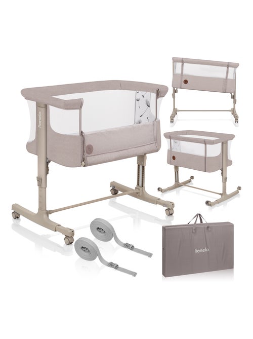 Lit cododo bébé 3en1 LIONELO Aurora - Berceau - Réglable en hauteur et inclinaison - Matelas et sac - Kiabi
