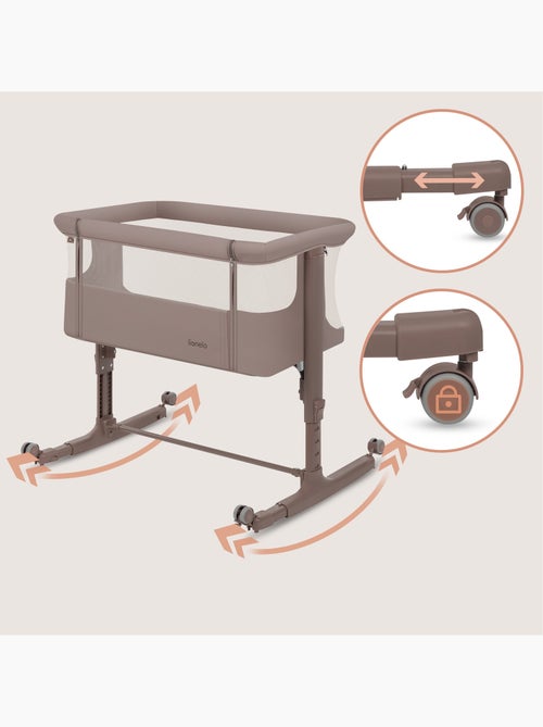 Lit cododo bébé 3en1 LIONELO Aurora - Berceau - Réglable en hauteur et inclinaison - Matelas et sac - Kiabi Lit cododo bébé 3en1 LIONELO Aurora - Berceau - Réglable en hauteur et inclinaison - Matelas et sac - Kiabi