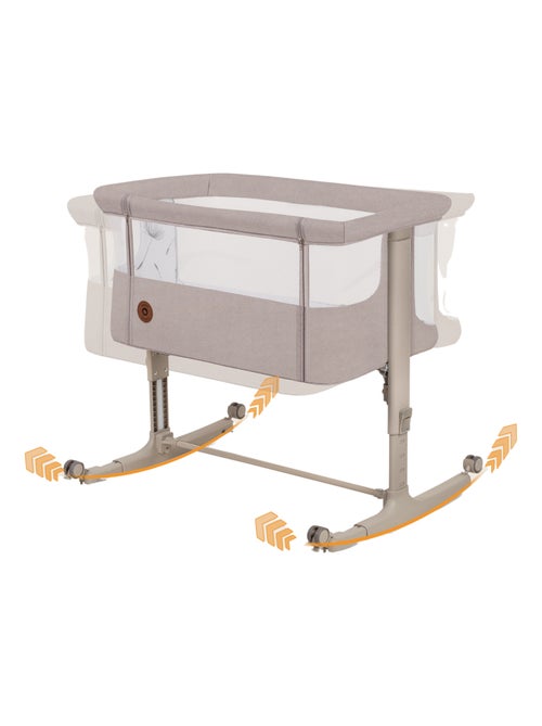 Lit cododo bébé 3en1 LIONELO Aurora - Réglable en hauteur et inclinaison - Matelas et sac inclus - Kiabi