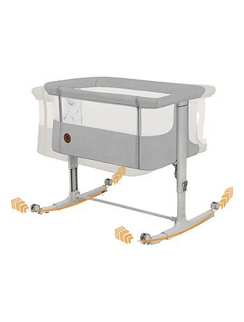 Lit cododo bébé 3en1 LIONELO Aurora - Réglable en hauteur et inclinaison - Matelas et sac inclus