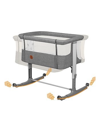 Lit cododo bébé 3en1 LIONELO Aurora - Réglable en hauteur et inclinaison - Matelas et sac inclus