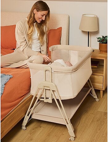 Lit cododo bébé 3en1 LIONELO Luna - Berceau - Réglable en hauteur et inclinaison - Matelas inclus