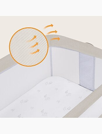 Lit cododo bébé 3en1 LIONELO Luna - Berceau - Réglable en hauteur et inclinaison - Matelas inclus