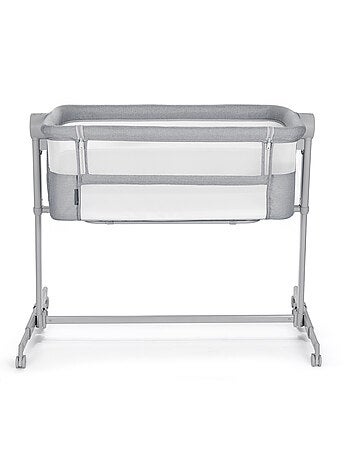 Lit Cododo Kinderkraft NESTE UP 2 avec Matelas Inclus, 5 Hauteurs Réglables et Roues Freinées
