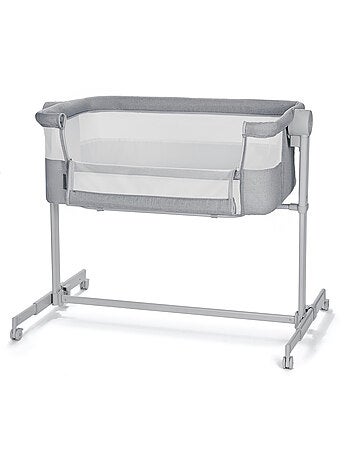 Lit Cododo Kinderkraft NESTE UP 2 avec Matelas Inclus, 5 Hauteurs Réglables et Roues Freinées