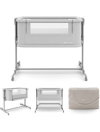 Lit cododo Kinderkraft NESTEE GROW 2 3en1 matelas extensible pieds télescopiques sangles