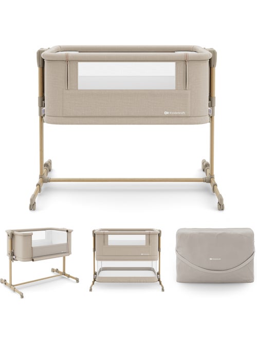 Lit cododo Kinderkraft NESTEE GROW 2 3en1 inclinaison antireflux sac voyage 2 roulettes frein - Kiabi Lit cododo Kinderkraft NESTEE GROW 2 3en1 inclinaison antireflux sac voyage 2 roulettes frein - Kiabi