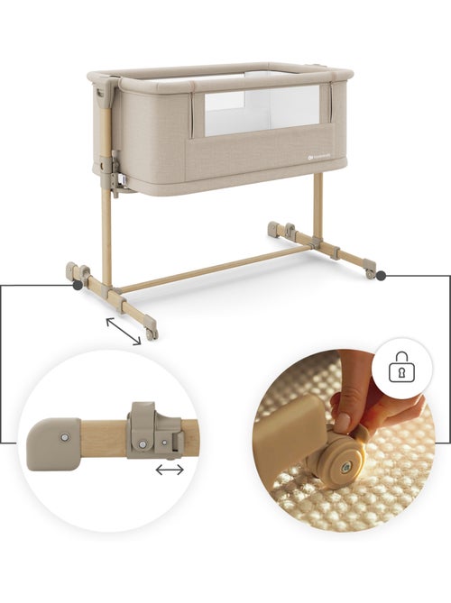 Lit cododo Kinderkraft NESTEE GROW 2 3en1 inclinaison antireflux sac voyage 2 roulettes frein - Kiabi Lit cododo Kinderkraft NESTEE GROW 2 3en1 inclinaison antireflux sac voyage 2 roulettes frein - Kiabi