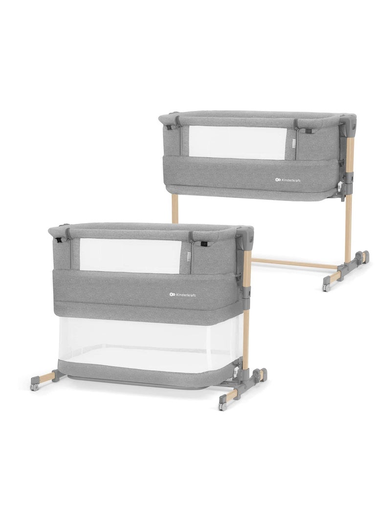 Lit cododo neste bois modèle pratique et confortable Gris clair - Kiabi