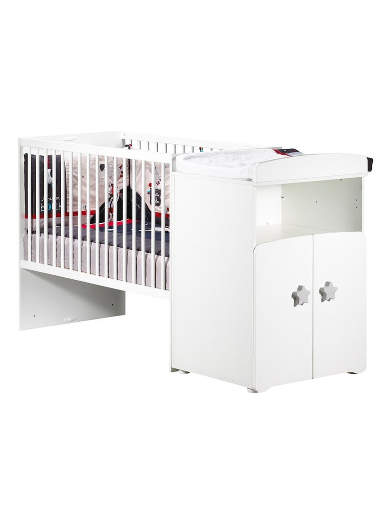 Lit combiné BASIC - BABYPRICE Blanc Gris - Kiabi