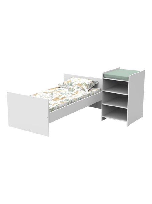 Lit combiné évolutif en bois - BABYPRICE - Kiabi