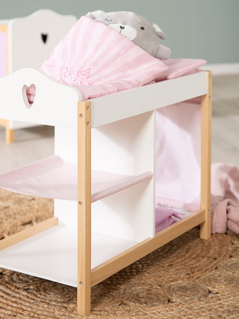 Lit combiné pour poupée avec accessoires 'Scarlett' - ROBA Blanc Rose - Kiabi
