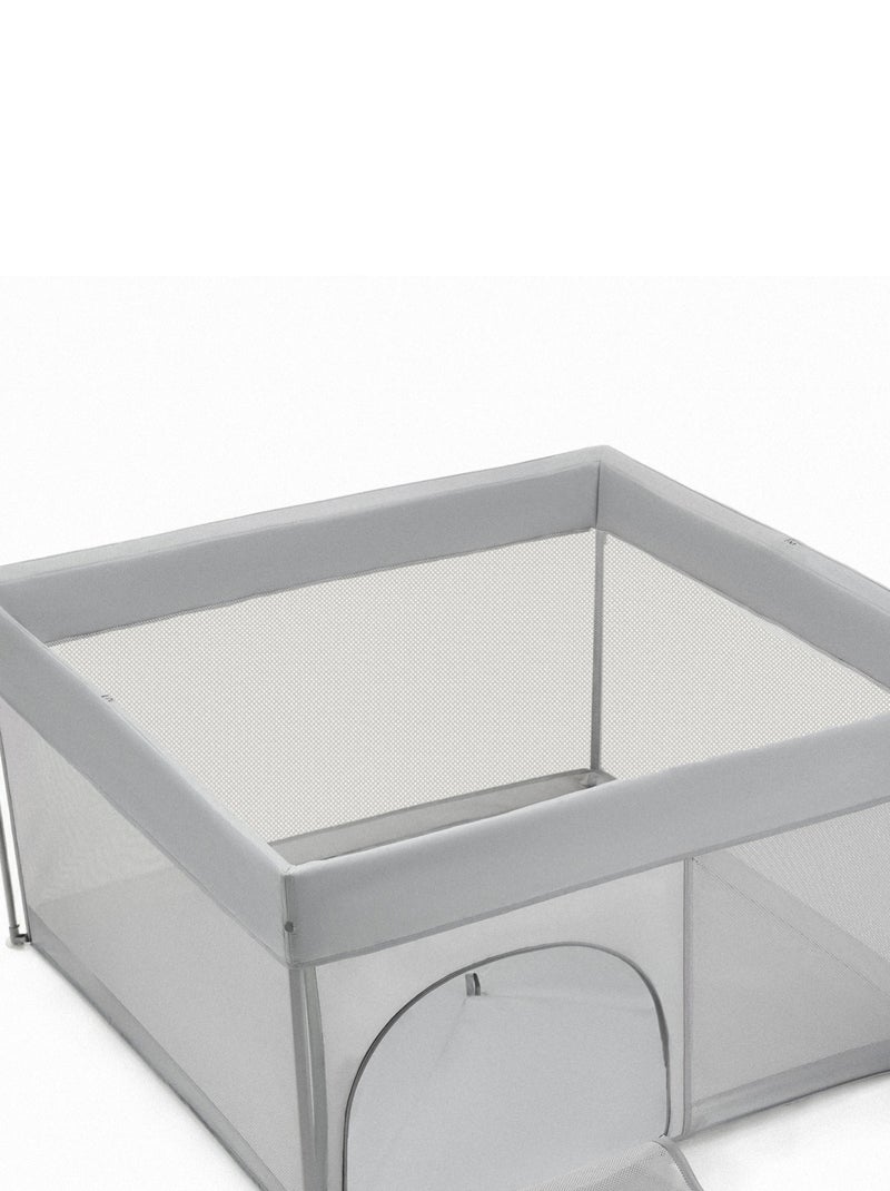 Lit de camping pliant multifonction avec parc intégré Gris - Kiabi