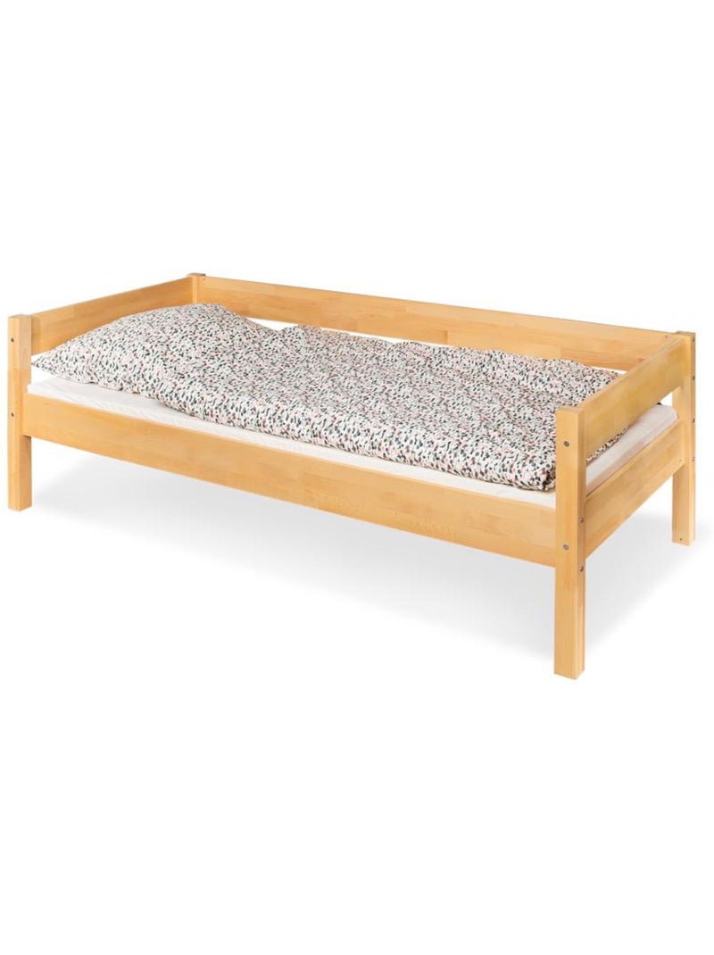 Lit de jeunesse hêtre huilé Beige - Kiabi