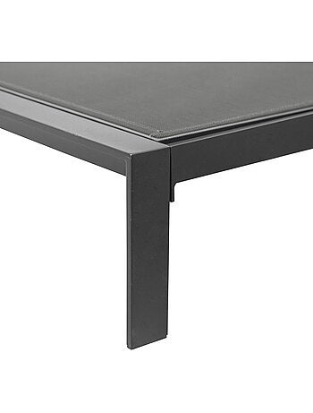 Lit de piscine double 5 positions inclinable en aluminium ÉVASION