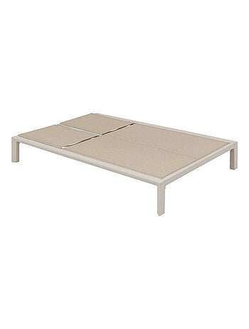 Lit de piscine double en aluminium EVASION