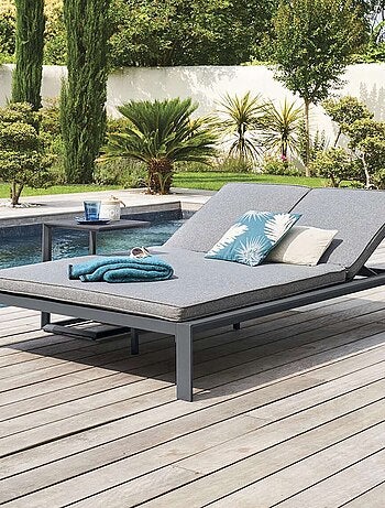 Lit de piscine double en aluminium EVASION