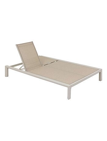 Lit de piscine double Evasion en aluminium