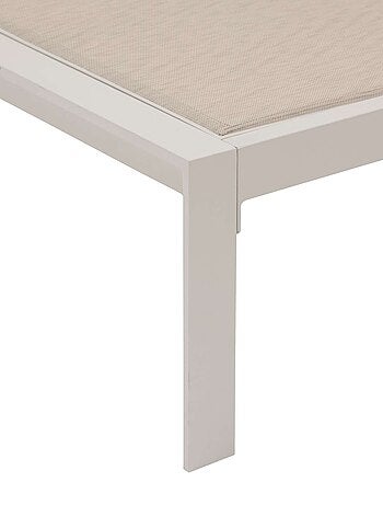 Lit de piscine double Evasion en aluminium