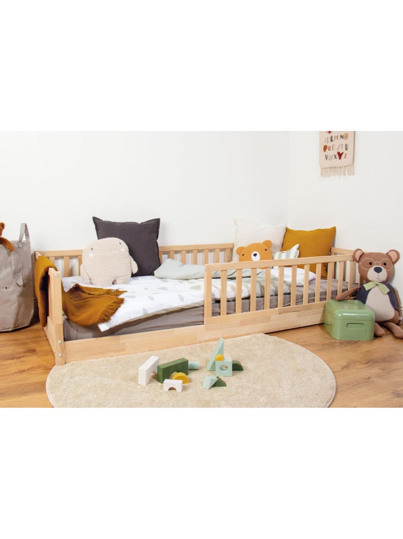 Lit de sol Evi 90 x 200 cm non traité Beige - Kiabi