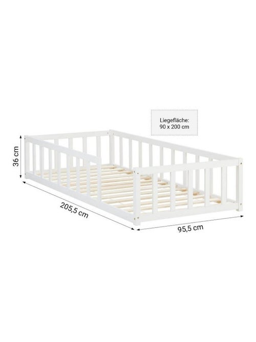 Lit de sol pour tout-petits 90x200 cm - Kiabi