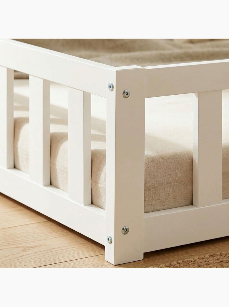 Lit de sol pour tout-petits 90x200 cm Beige - Kiabi