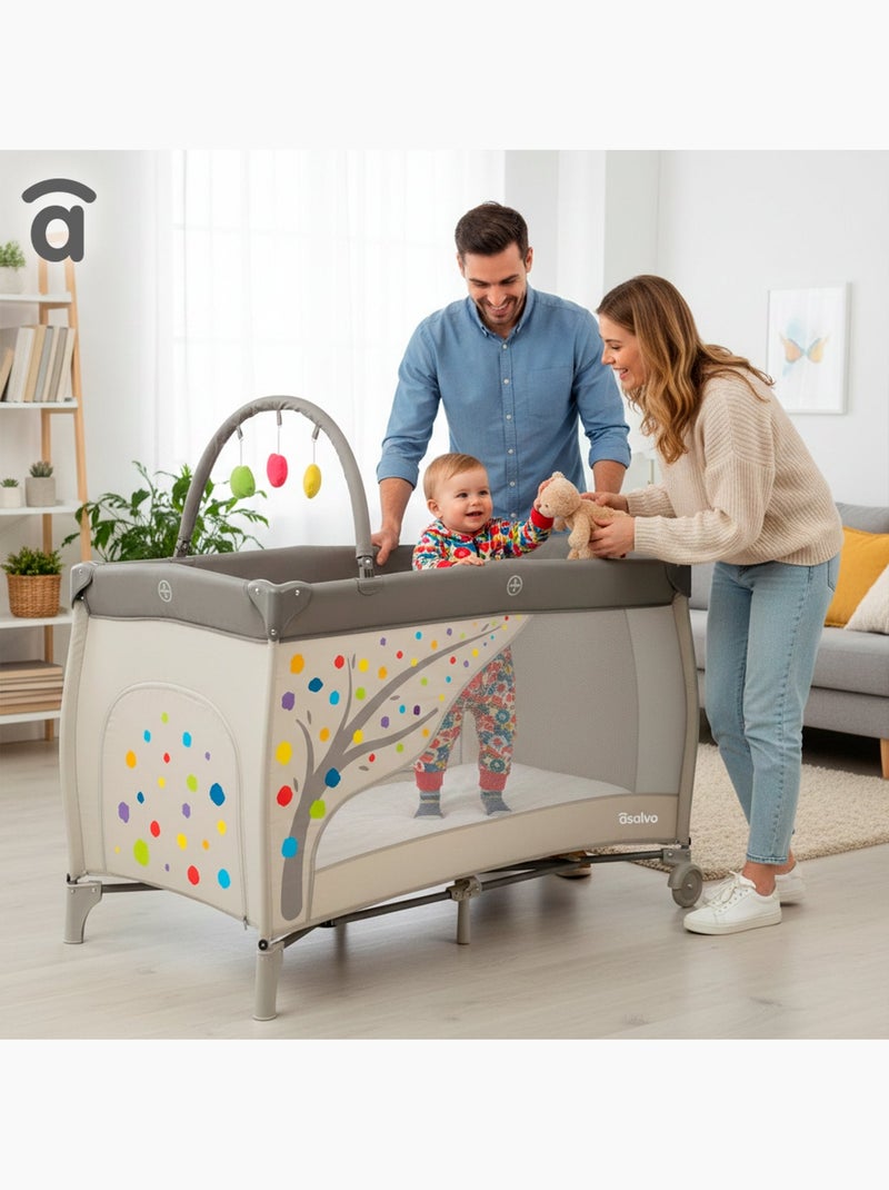 Lit de voyage Complet Árbol Asalvo Beige - Kiabi