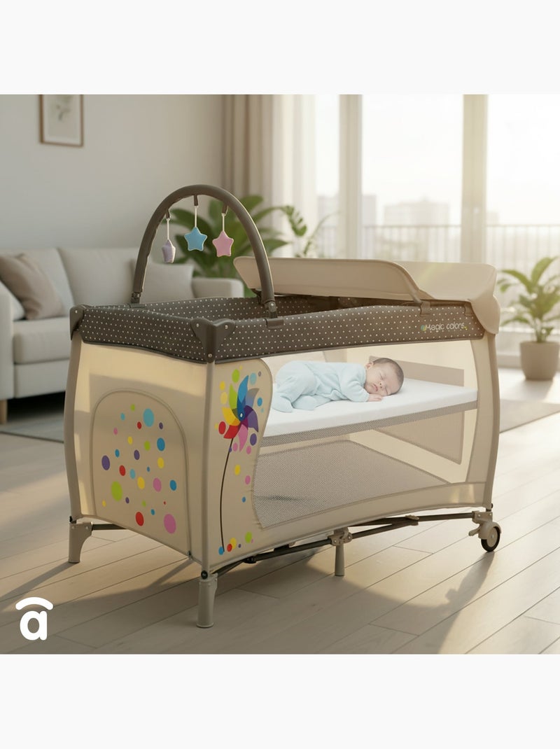Lit de voyage Complet Plus Molinillo Asalvo Beige - Kiabi