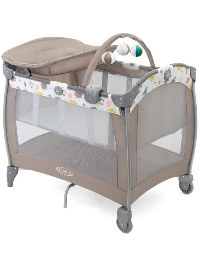 Lit de voyage Contour Electra Impression avec animaux Jaune - Kiabi