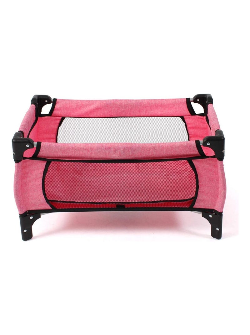 Lit de Voyage Deluxe pour poupées Rose bonbon N/A - Kiabi